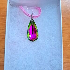 Rose Garden Crystal Marquise Necklace